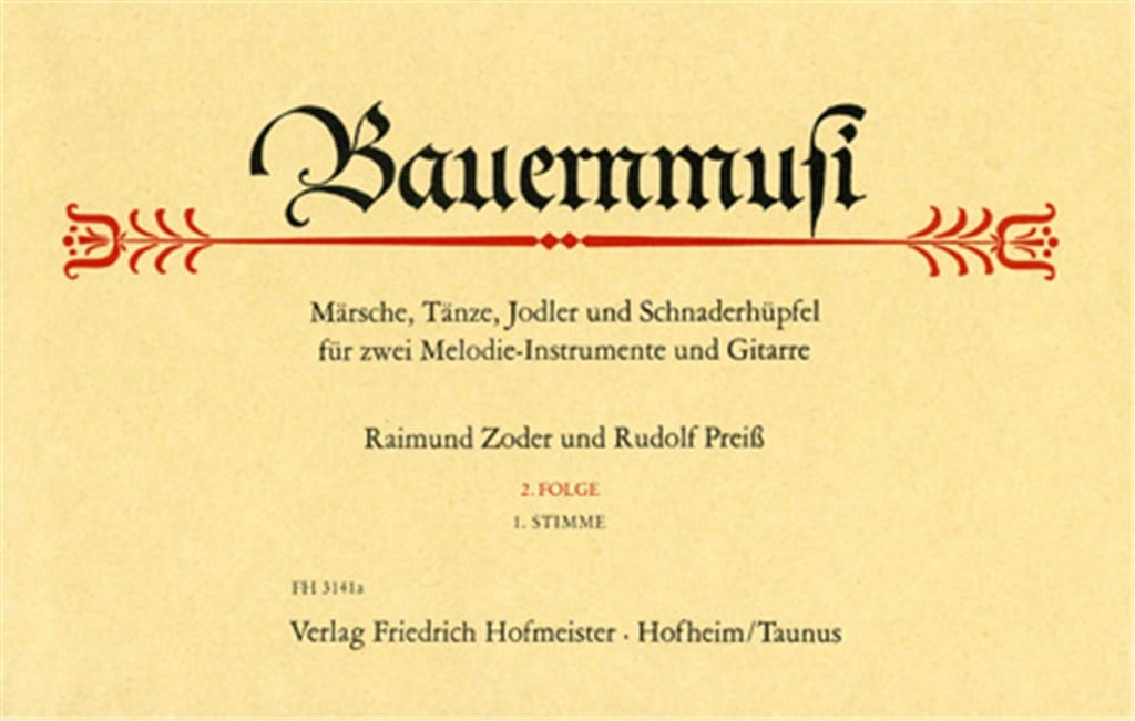Bauernmusi. 2. Folge, 1. Stimme